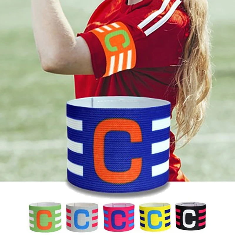 31*6.5cm Professional Football Armband Nylon Adjustable Soccer Arm Band Leader Match Football Armband Captain Armband Band - Slobuy