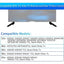32-65 Inch Universal TV Base Pedestal Feet TV Stand Mount Table Top Desktop Bracket Accessories With Screw Sets - Slobuy