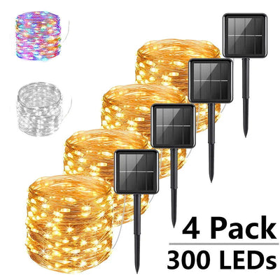 7M/12M/22/32M Solar Led Fairy Light Outdoor Festoon Led Waterproof Garland String Lights Christmas Party Garden Solar Lamp Decor - Slobuy
