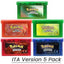 32 Bit GBA Video Game Cartridge Console Card Pokemon Series A set Emerald FireRed LeafGreen Ruby Sapphire with Shiny Label - Slobuy