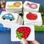 32 Pcs Enlightenment Card Matching Puzzle Early Education Cartoon Pattern Cognitive Boys and Girls Toys - Slobuy