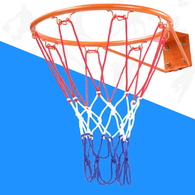 32cm Hanging Basketball Wall Mounted Goal Hoop Rim Net Sport Net Indoor And Outdoor Basketball Wall Hanging Basket Net - Slobuy