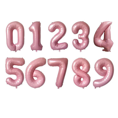 32inch Gold Blue Red Number Foil Balloons 1 2 3 4 5 6 7 8 9 18 years Old Birthday Party Wedding Decoration Baby Shower Globos - Slobuy