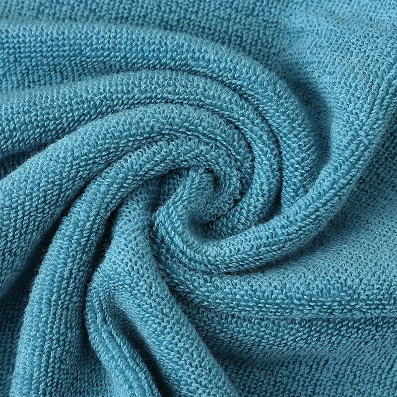 34*70CM Pure Cotton Towel Single Pack 100G Bathroom Household Thick Soft Towel Three Colors Do Not Fade - Slobuy