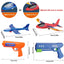 Kids 24/34cm Foam Plane Launcher Outdoor Toy for Boys Sport Catapult Game Children Girl Birthday Xmas Gifts - Slobuy