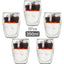 350ml Double Wall Glass Cup Transparent Handmade Heat Resistant Tea Drink Cup MINI Whisky Cup 100 centigrade Espresso Coffee Cup - Slobuy