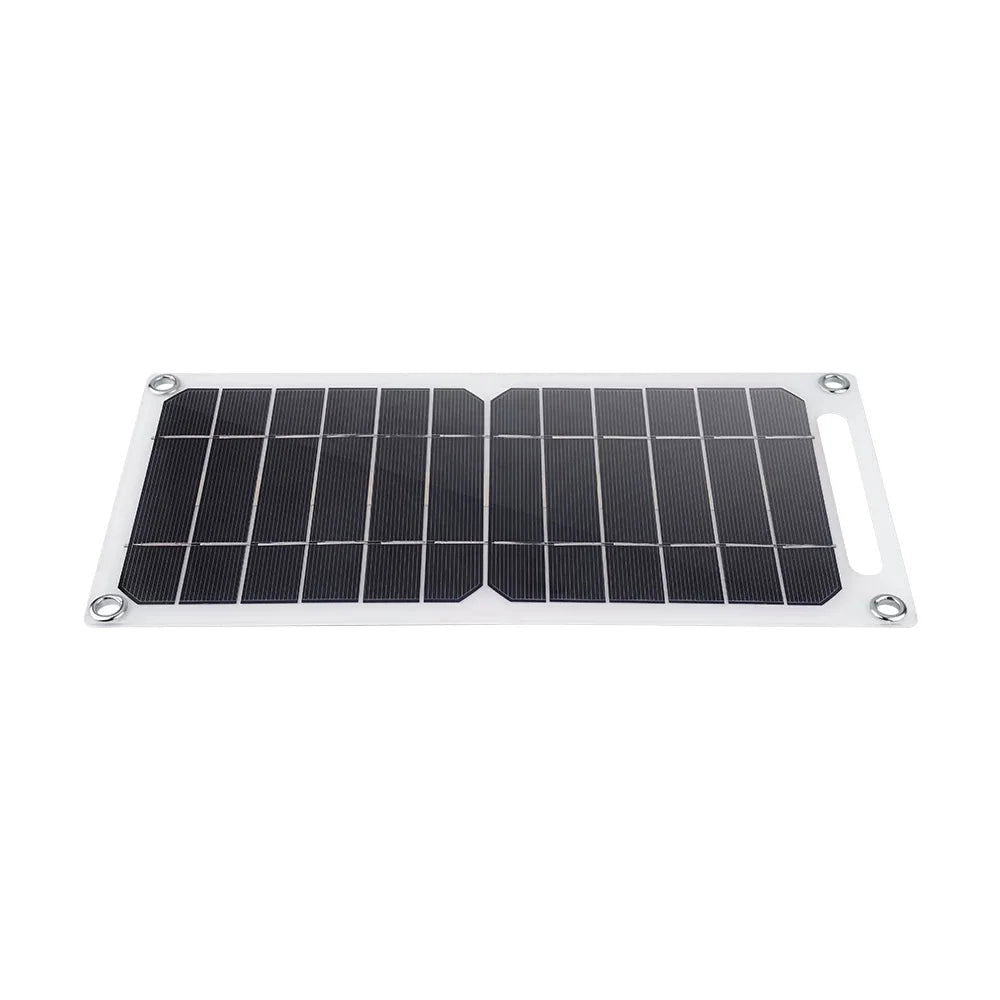 35W Solar Panel With USB Waterproof Outdoor Hiking And Camping Portable Battery Mobile Phone Charging Bank Charging Panel 6.8V - Slobuy