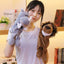 35cm Cartoon Animal Hand Puppet Parent-child Game Doll Lion Elephant Pig Appease Toys Birthday Gifts For Children - Slobuy