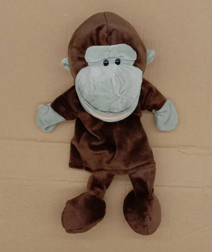 35cm Cartoon Animal Hand Puppet Parent-child Game Doll Lion Elephant Pig Appease Toys Birthday Gifts For Children - Slobuy