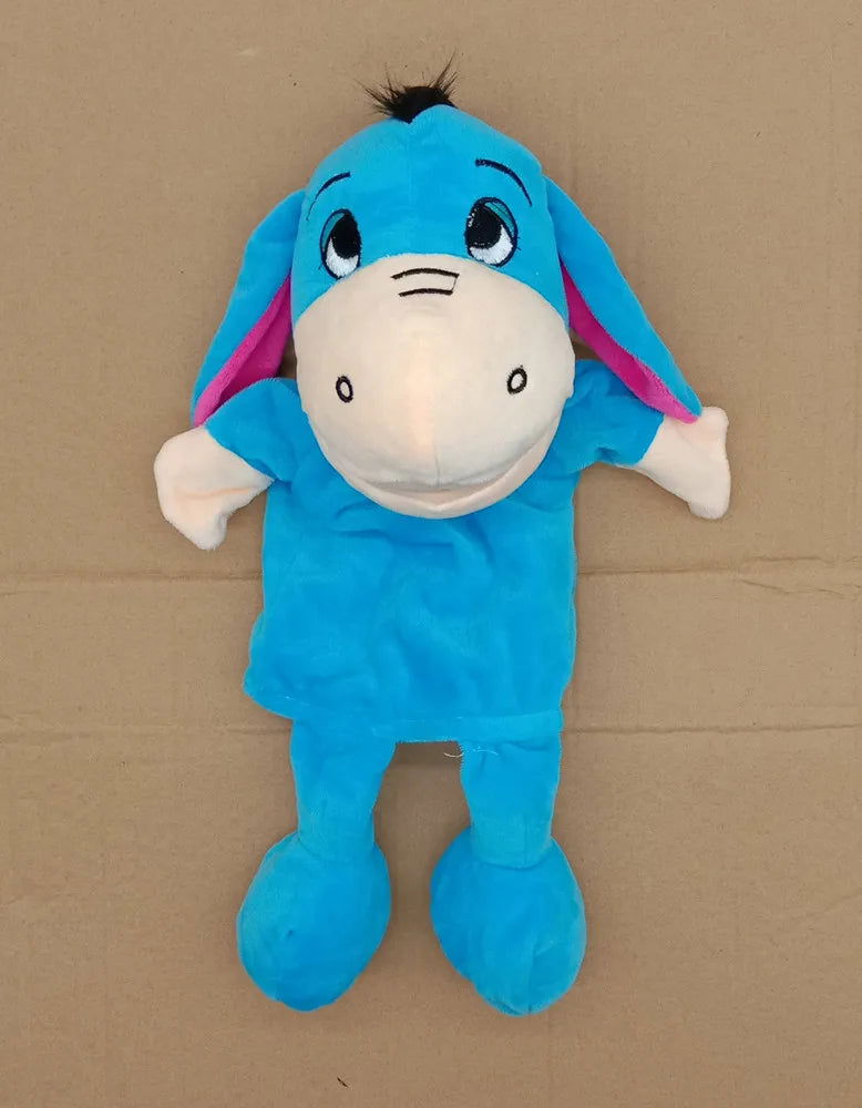 35cm Cartoon Animal Hand Puppet Parent-child Game Doll Lion Elephant Pig Appease Toys Birthday Gifts For Children - Slobuy