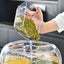 360 Degree Rotating Rice Dispenser Sealed Dry Cereal Grain Bucket Dispenser Moisture-proof Kitchen Food Container Storage Box - Slobuy