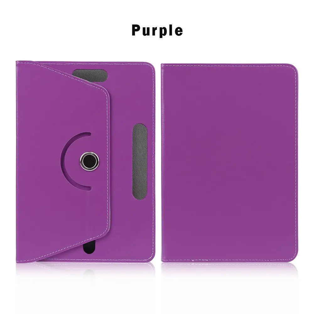 360 Degree Rotating Universal Tablet Case PU Leather Cover For Samsung Galaxy Tab 7 8 9 10.1 inch Android Tablet PC - Slobuy