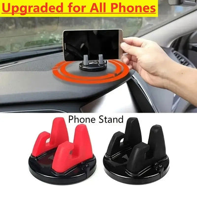 360° Rotatable Mobile Phone Holder Car Bracket Non-Slip GPS Navigation Car Mount Stand Support in Car Universal for All Phones - Slobuy