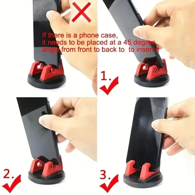 360° Rotatable Mobile Phone Holder Car Bracket Non-Slip GPS Navigation Car Mount Stand Support in Car Universal for All Phones - Slobuy