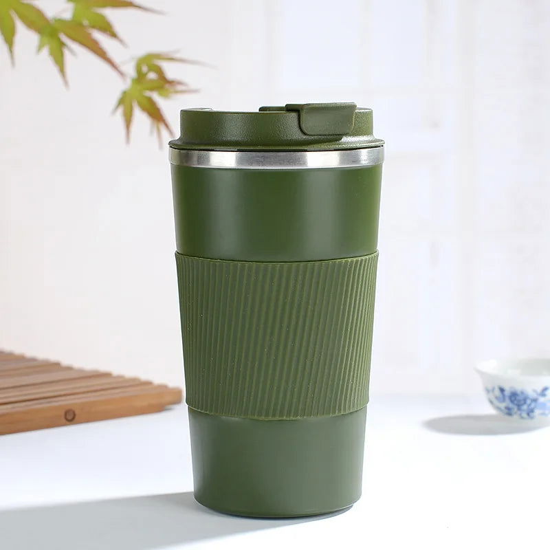 380ml 510ml Stainless Steel Coffee Cup Thermal Mug Garrafa Termica Cafe Copo Termico Caneca Non-slip Travel Car Insulated Bottle - Slobuy