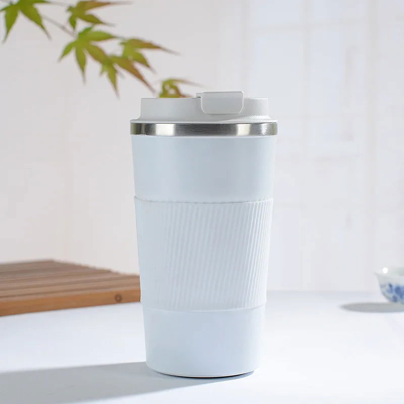 380ml 510ml Stainless Steel Coffee Cup Thermal Mug Garrafa Termica Cafe Copo Termico Caneca Non-slip Travel Car Insulated Bottle - Slobuy
