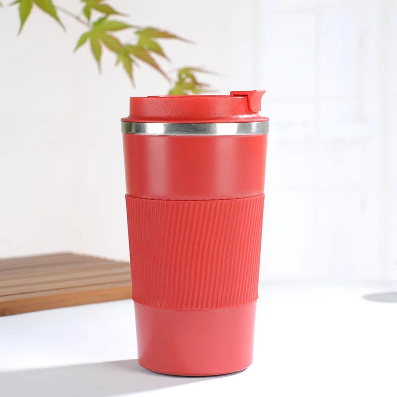 380ml 510ml Stainless Steel Coffee Cup Thermal Mug Garrafa Termica Cafe Copo Termico Caneca Non-slip Travel Car Insulated Bottle - Slobuy