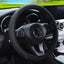 37/38cm Automobile Universal Steering Wheel Cover Non-slip Car Steering Wheel Cover Non-slip Embossed PU Leather Cars Accessory - Slobuy