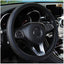 37/38cm Automobile Universal Steering Wheel Cover Non-slip Car Steering Wheel Cover Non-slip Embossed PU Leather Cars Accessory - Slobuy