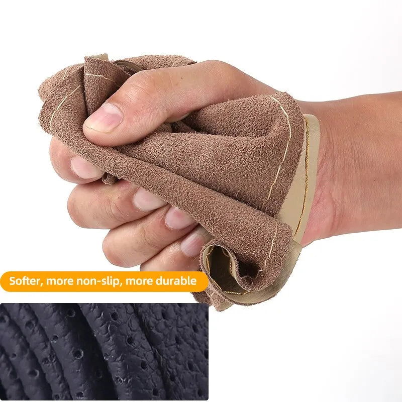 38cm DIY Car Steering Wheel Cover Fiber Leather Thread Artificial Leather Car Covers Suite Auto Accessories - Slobuy