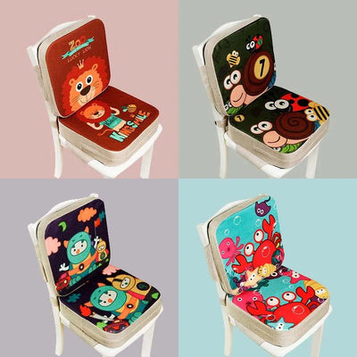 39*39cm Booster Seat Cushion Children Increased Chair Pad Anti-Skid Waterproof Baby Dining Cushion Adjustable Chair Cushion - Slobuy