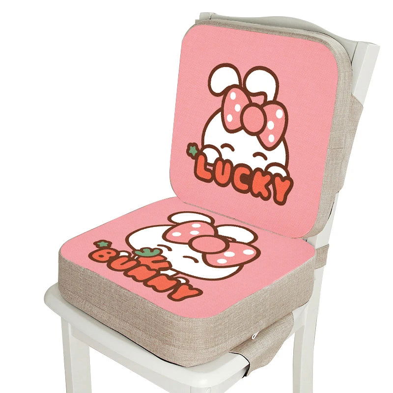 39*39cm Booster Seat Cushion Children Increased Chair Pad Anti-Skid Waterproof Baby Dining Cushion Adjustable Chair Cushion - Slobuy