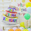 3D Birthday Cake Aluminum Film Balloon Decoration Colored Double Layer Cake 1 Year Old Baby Shower Birthday Party Supplies - Slobuy