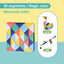 3D Magic Ruler Toys Twisted Puzzle Cubes Children Educational Sensory Toys STEAM Montessori Foldable Magic Ruler For Kids Gifts - Slobuy