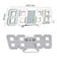 3D Mini Clock LED Digital Wall Clock Desk Clock Electronic Alarm Clock Living Room Wall Clock DIY Kitchen Timer - Slobuy