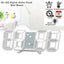 3D Mini Clock LED Digital Wall Clock Desk Clock Electronic Alarm Clock Living Room Wall Clock DIY Kitchen Timer - Slobuy
