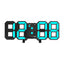 3D Mini Clock LED Digital Wall Clock Desk Clock Electronic Alarm Clock Living Room Wall Clock DIY Kitchen Timer - Slobuy