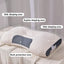 3D Neck Pillow Orthopedic To Help Sleep And Protect The Neck High Elastic Soft Porosity Washable Pillows Bedding For Hotel Home - Slobuy
