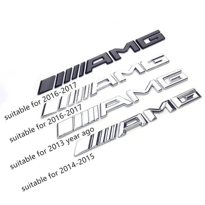 3D Plastic Car Emblem Sticker for  Mercedes benz A B C E G CLA GLK CLASS W221 W212 W213 W176 W205 W177 X253 Decoration - Slobuy