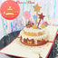 3D Pop UP Happy Birthday Greeting Invitation Cards Laser Cut Boy Girl Kids Gift Card Thank You Cards Vehicle Miniatures Postcard - Slobuy