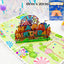 3D Pop UP Happy Birthday Greeting Invitation Cards Laser Cut Boy Girl Kids Gift Card Thank You Cards Vehicle Miniatures Postcard - Slobuy