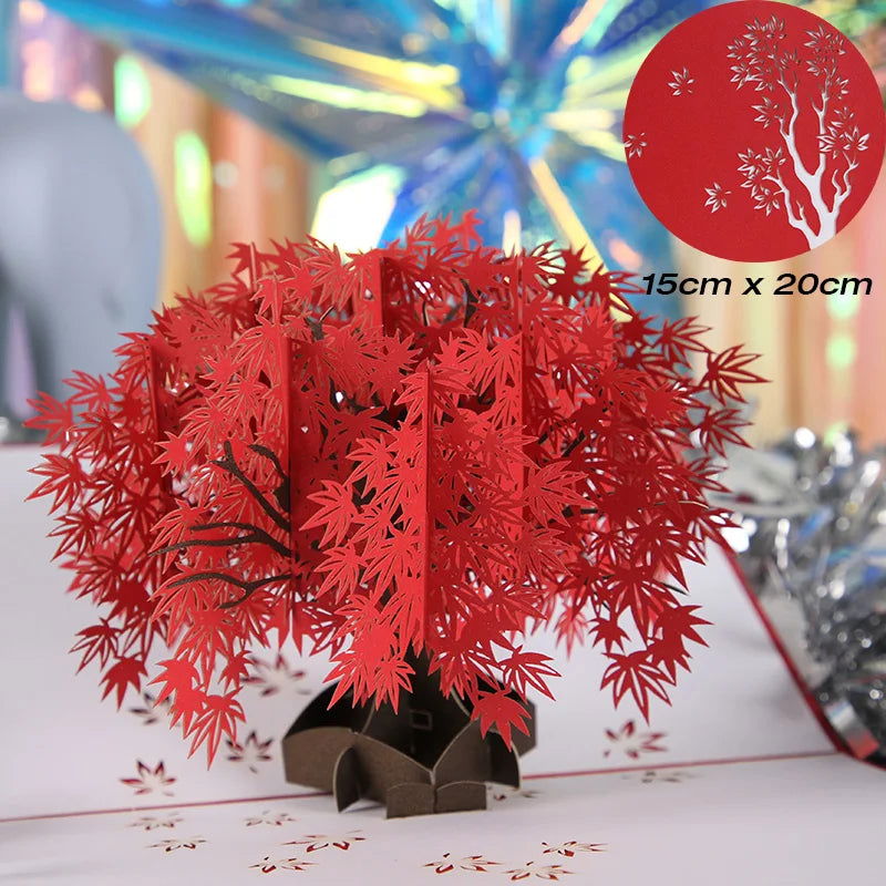 3D Pop UP Happy Birthday Greeting Invitation Cards Laser Cut Boy Girl Kids Gift Card Thank You Cards Vehicle Miniatures Postcard - Slobuy