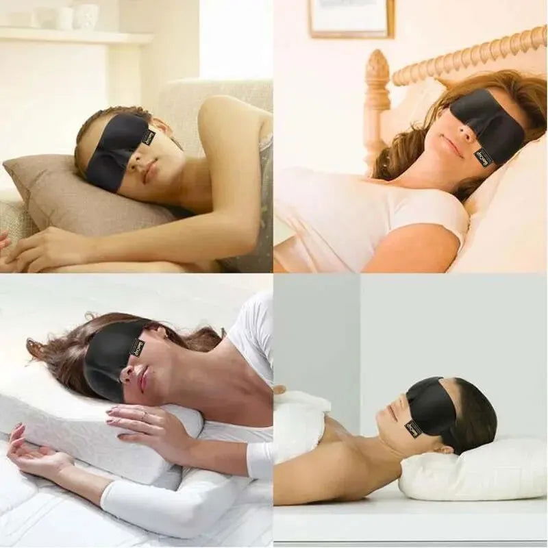 3D Sleep Mask - Soft Portable Eye Mask for Travel - Slobuy