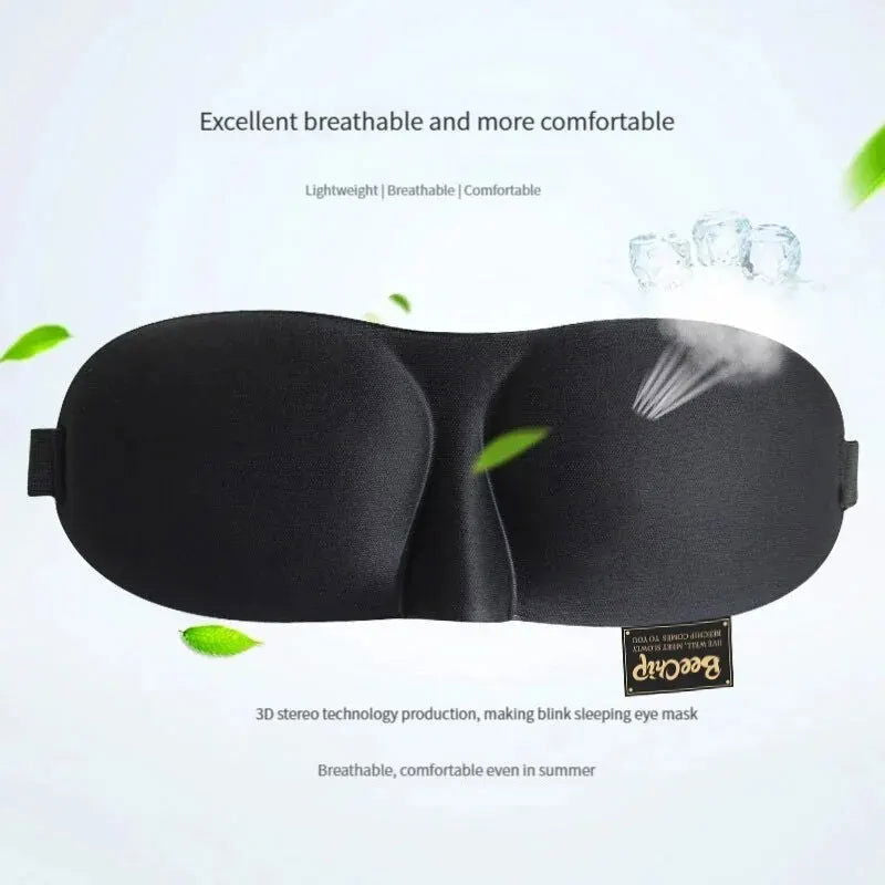 3D Sleep Mask - Soft Portable Eye Mask for Travel - Slobuy