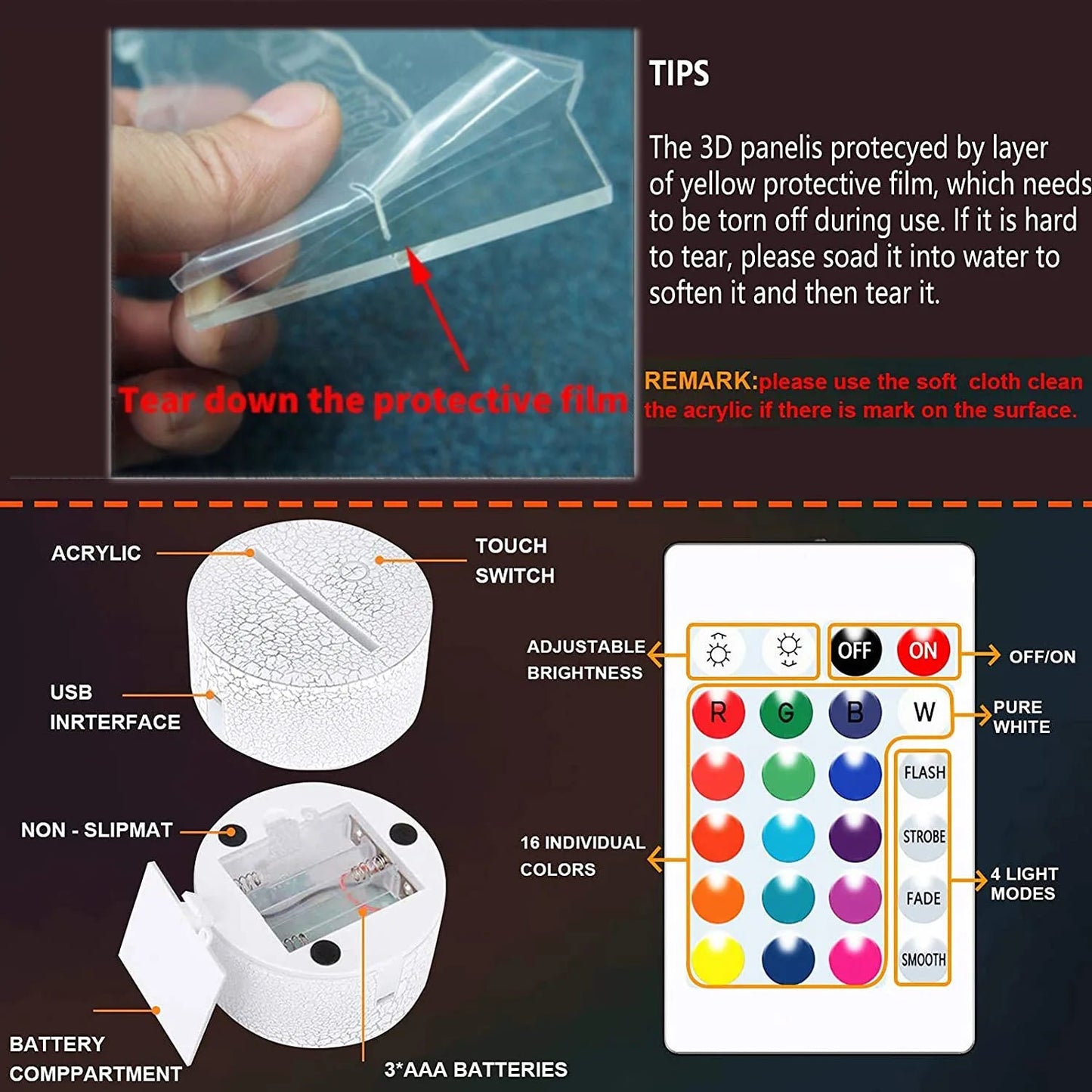 3D led lamp Gaming room light Games NightLight Gaming Table Lamp for Children Headphones Game Zone Lights Home Decor Gift - Slobuy