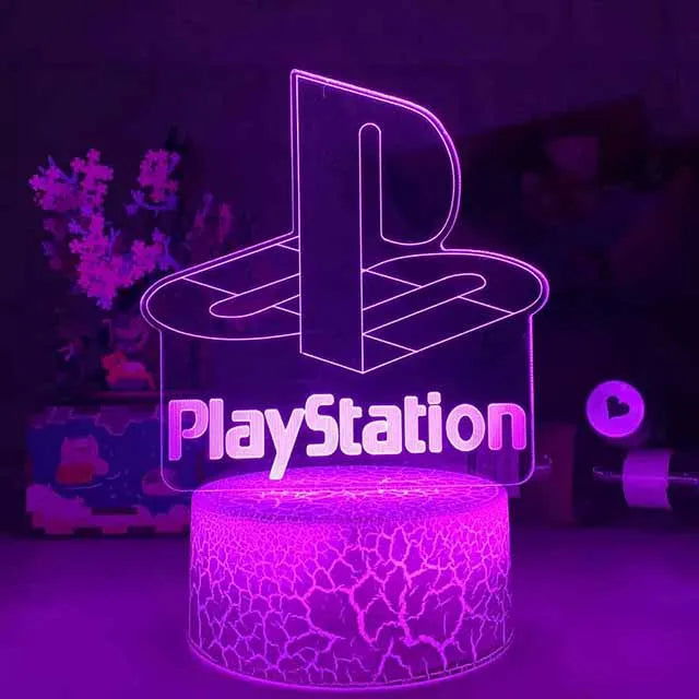 3D led lamp Gaming room light Games NightLight Gaming Table Lamp for Children Headphones Game Zone Lights Home Decor Gift - Slobuy
