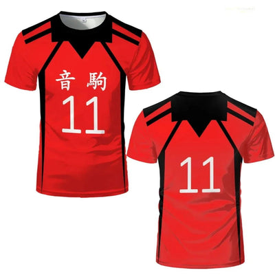 3D printed Women Men T-shirt Japan Sea Ball Karasono Volleyball Club uniform jersey Clothes Summer Haikyuu Short Sleeve Tops - Slobuy