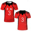 3D printed Women Men T-shirt Japan Sea Ball Karasono Volleyball Club uniform jersey Clothes Summer Haikyuu Short Sleeve Tops - Slobuy