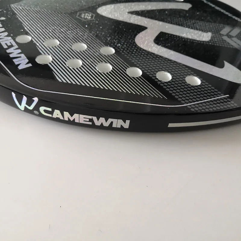 3K Camewin Beach Tennis Racket Full Carbon Fiber Rough Surface Outdoor Sports Ball Racket For Men Women Adult Senior Player - Slobuy