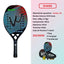 3K Camewin Beach Tennis Racket Full Carbon Fiber Rough Surface Outdoor Sports Racket For Men Women Adult Senior Player 2024 New - Slobuy