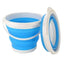 3L Collapsible Bucket Portable Folding Water Bucket Car Washing Fishing Bucket Household Plastic Travel Outdoor Camping Bucket - Slobuy