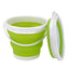 3L Collapsible Bucket Portable Folding Water Bucket Car Washing Fishing Bucket Household Plastic Travel Outdoor Camping Bucket - Slobuy