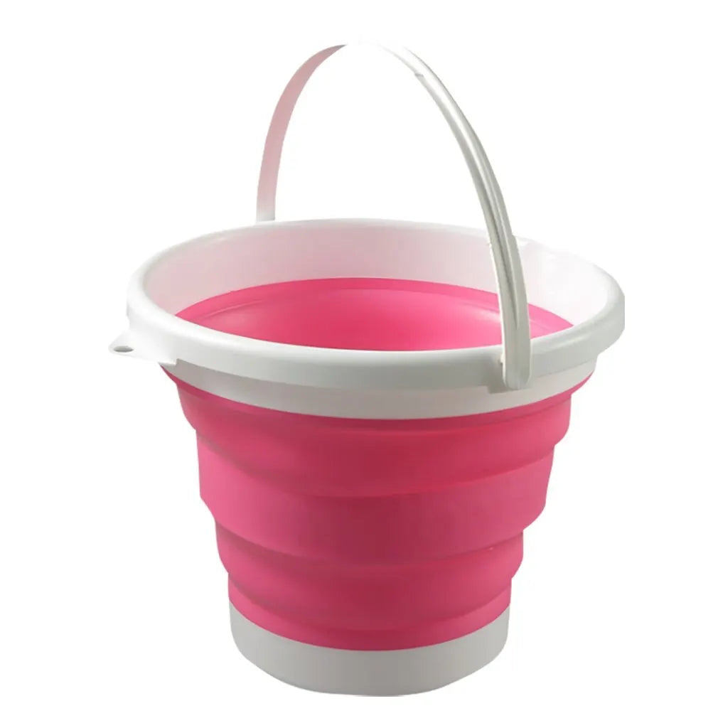 3L Collapsible Bucket Portable Folding Water Bucket Car Washing Fishing Bucket Household Plastic Travel Outdoor Camping Bucket - Slobuy