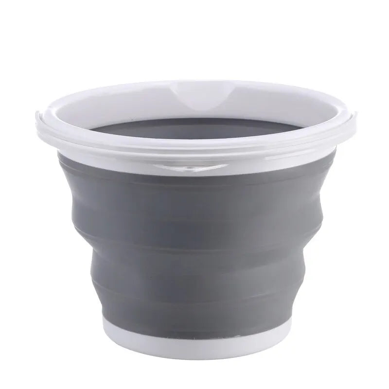 3L Collapsible Bucket Portable Folding Water Bucket Car Washing Fishing Bucket Household Plastic Travel Outdoor Camping Bucket - Slobuy