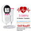 3MHz Doppler Fetal Heart rate Monitor Household Portable Pregnancy Baby Fetal Sound Heart Rate Detector LCD Display Ultrasound - Slobuy