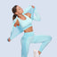 2/3PCS Seamless Women Yoga Set Workout Sportswear Gym Clothing Fitness Long Sleeve Crop Top High Waist Leggings Sports Suits - Slobuy